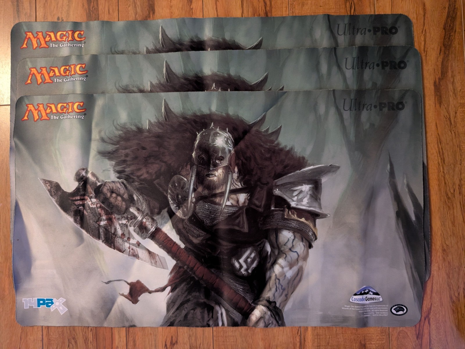 Garruk Apex Predator Playmat- Pax Prime 2014 MTG Magic 