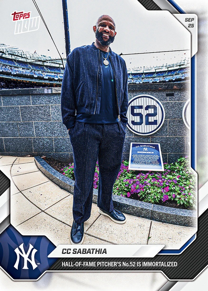 *PRE SALE* CC Sabathia - 2026 MLB Topps NOW® - Card 724