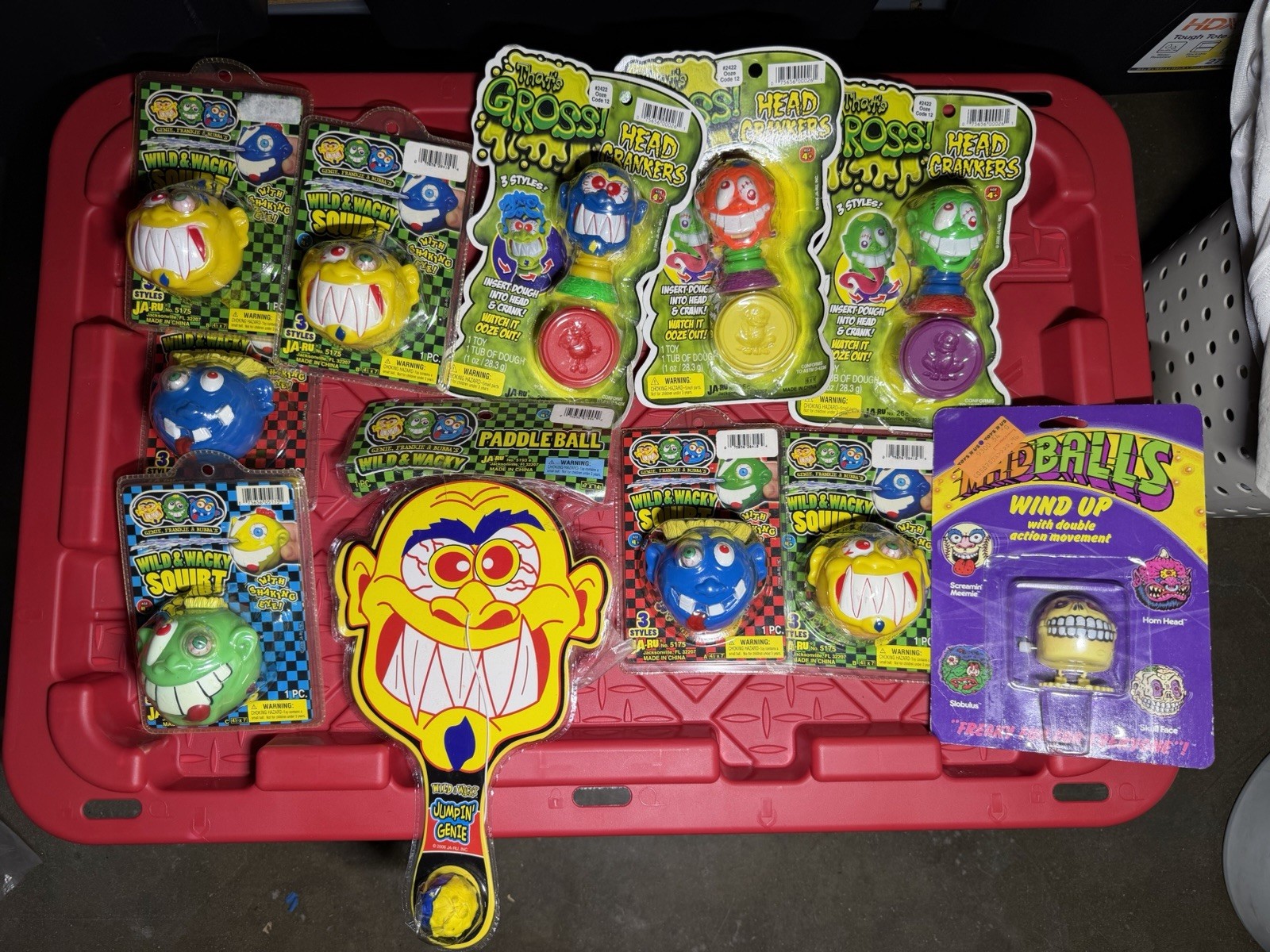 MADBALL WIND UP & Wild & Wacky Balls LOT Madball KO Squirt Ball GROSS OUT NEW MADBALL WIND UP & Wild & Wacky Balls LOT Madball KO Squirt Ball GROSS OUT NEW