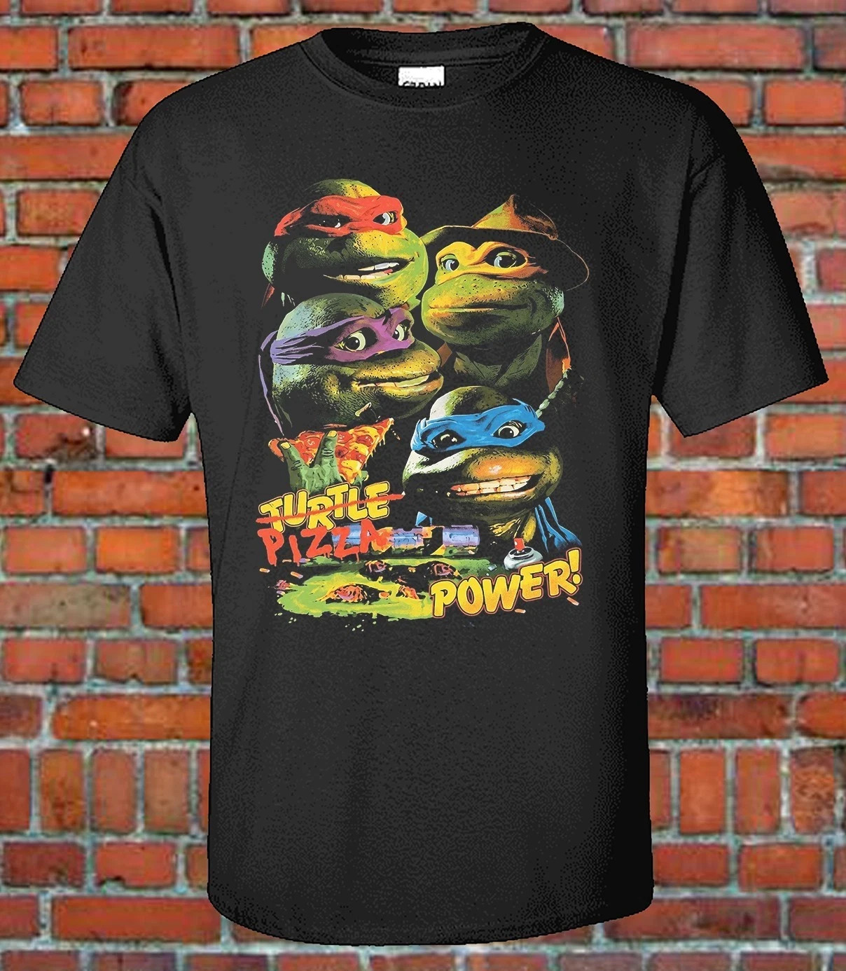 Vintage Recreated - Turtles Movie - 90s style Bootleg Tee - Graphic T-Shirt