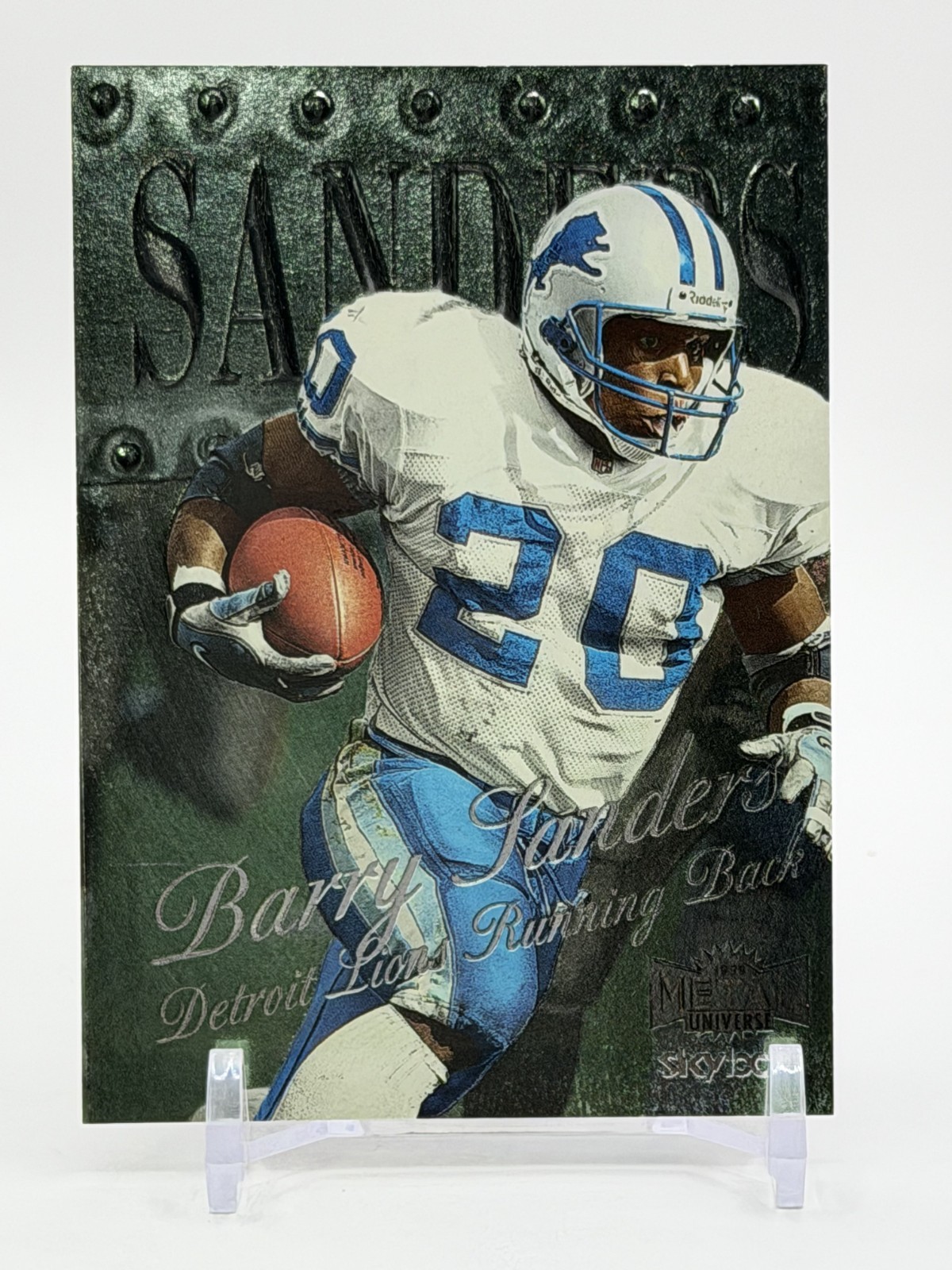 Barry Sanders - Detroit Lions - 1999 Skybox Metal Universe - # 175 Barry Sanders - Detroit Lions - 1999 Skybox Metal Universe - # 175