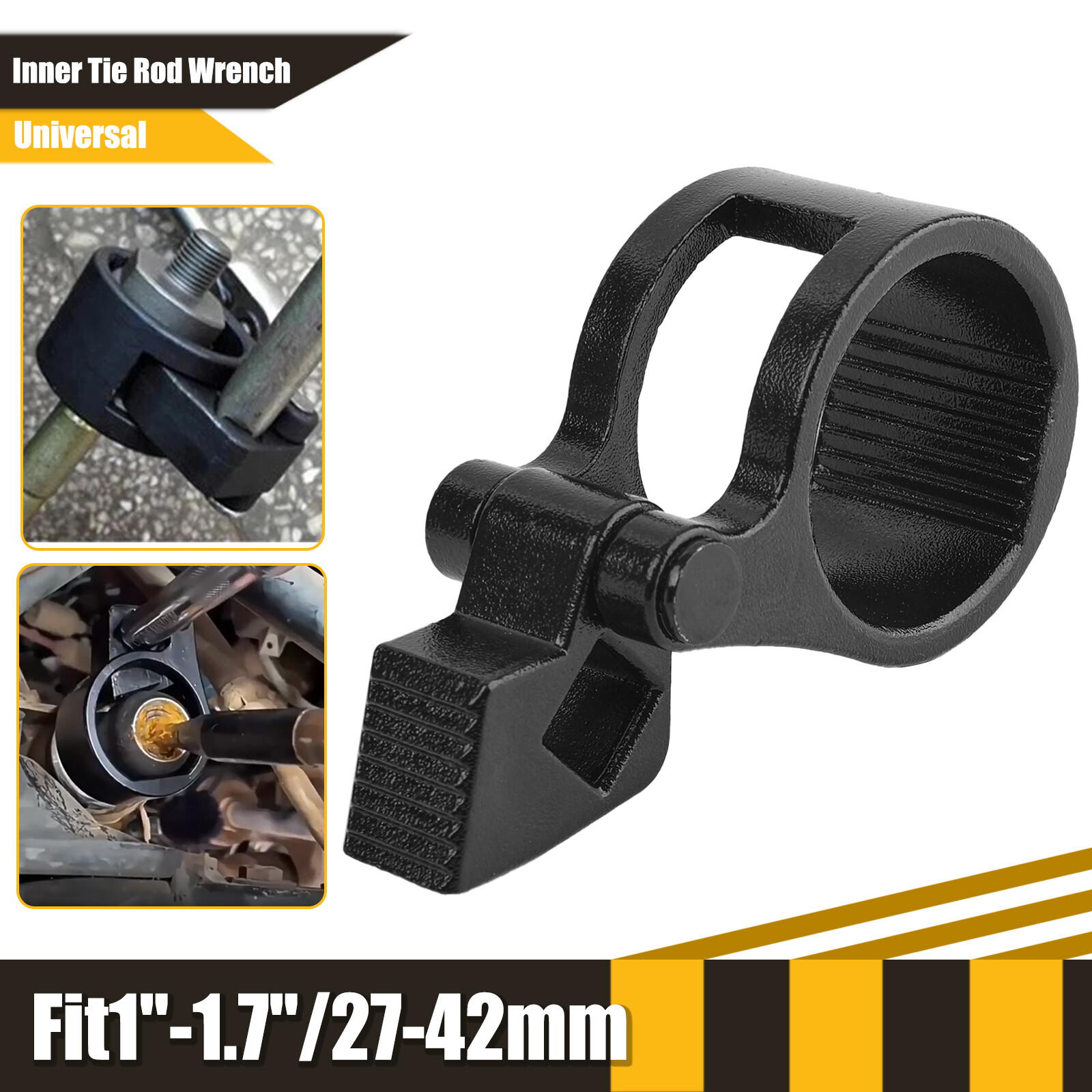 Universal Inner Tie Rod Wrench 27-42mm Steering Rod Rack Pinion End Removal Tool