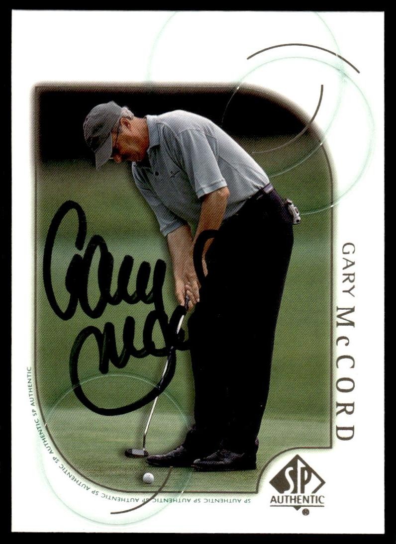 2001 SP Authentic Gary McCord IP TTM Autograph Signed PGA Golf