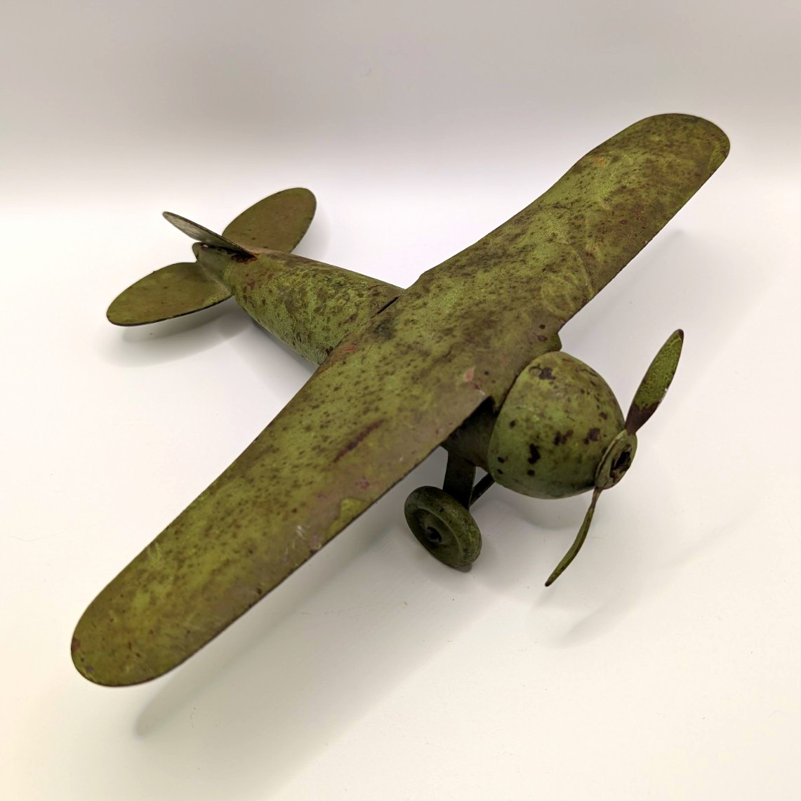 RARE 1930s Wyandotte Airplane Collectible - Antique Pressed Steel Toy Plane