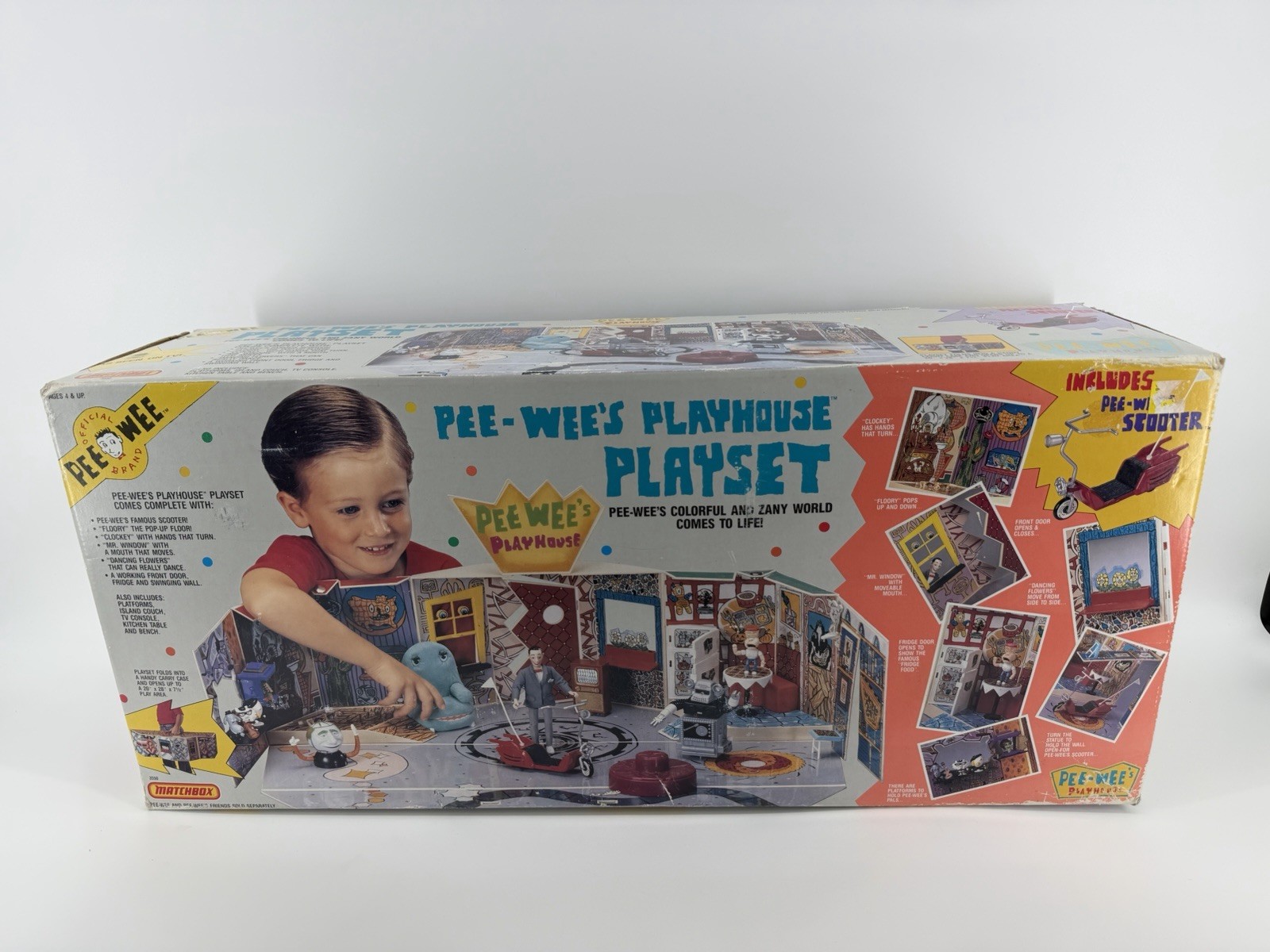 Vintage 1988 Pee Wee\'s Playhouse Playset New In Box - Still Factory Sealed.. Vintage 1988 Pee Wee\'s Playhouse Playset New In Box - Still Factory Sealed..