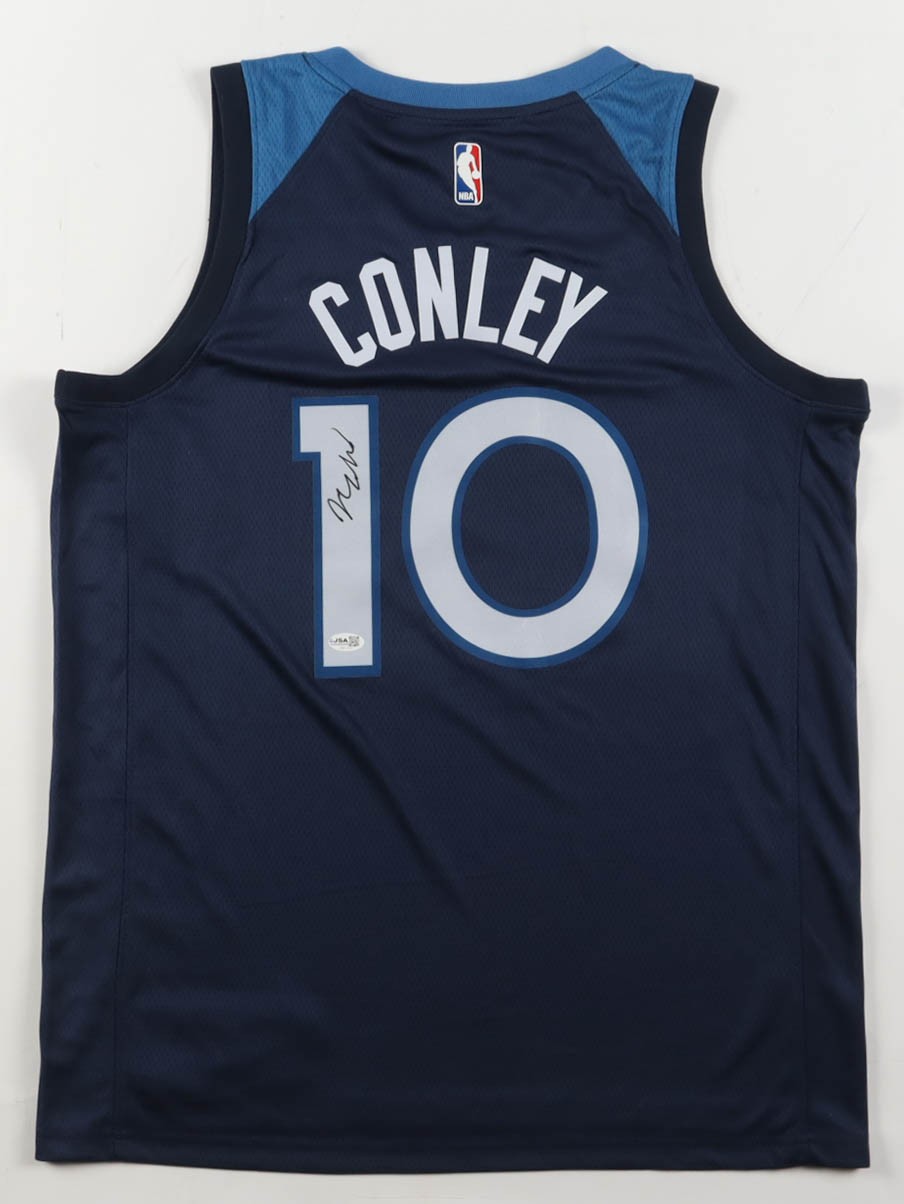 Mike Conley Signed Minnesota Timberwolves NBA Jersey Signed JSA COA Autographed