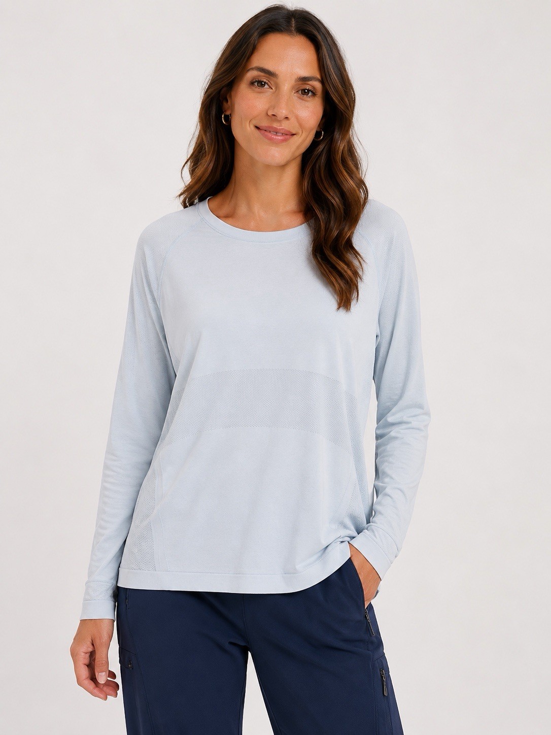 Athleta NWT Momentum Seamless Size XL Long Sleeve Haut Sans Coutures Momentum