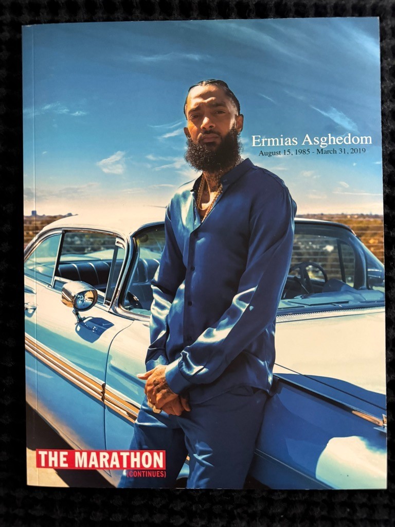NIPSEY HUSSLE Celebration of Life Memorial Program Funeral Obituary *RARE & NEW*