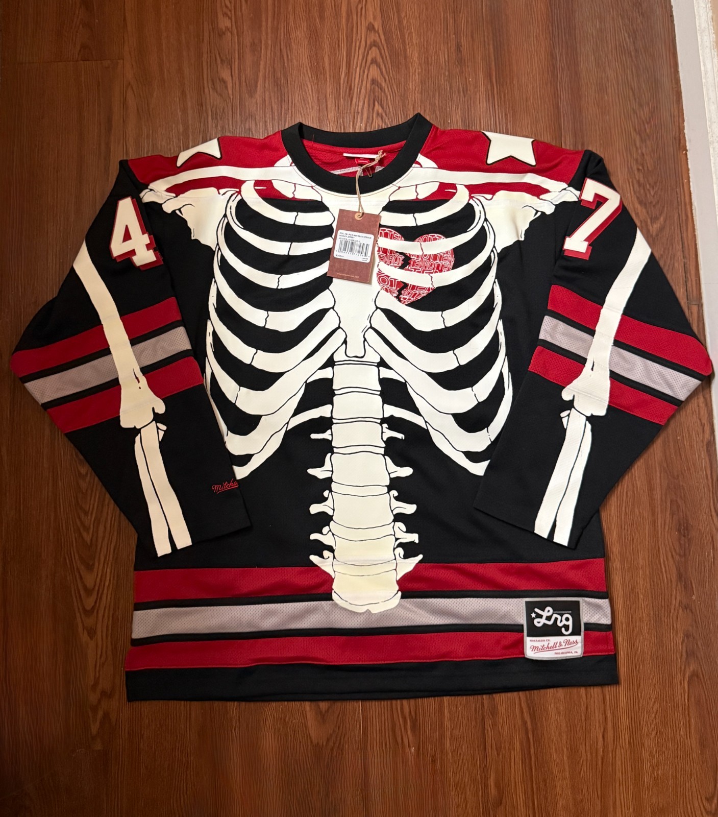 Mitchell & Ness Dead Serious LRG Hockey Jersey - Size Large