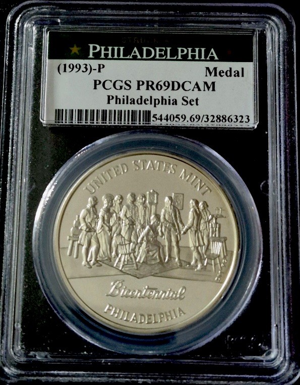 1993 P U.S. MINT BICENTENNIAL Silver PCGS PR69💥FLAWLESS QUALITY💥