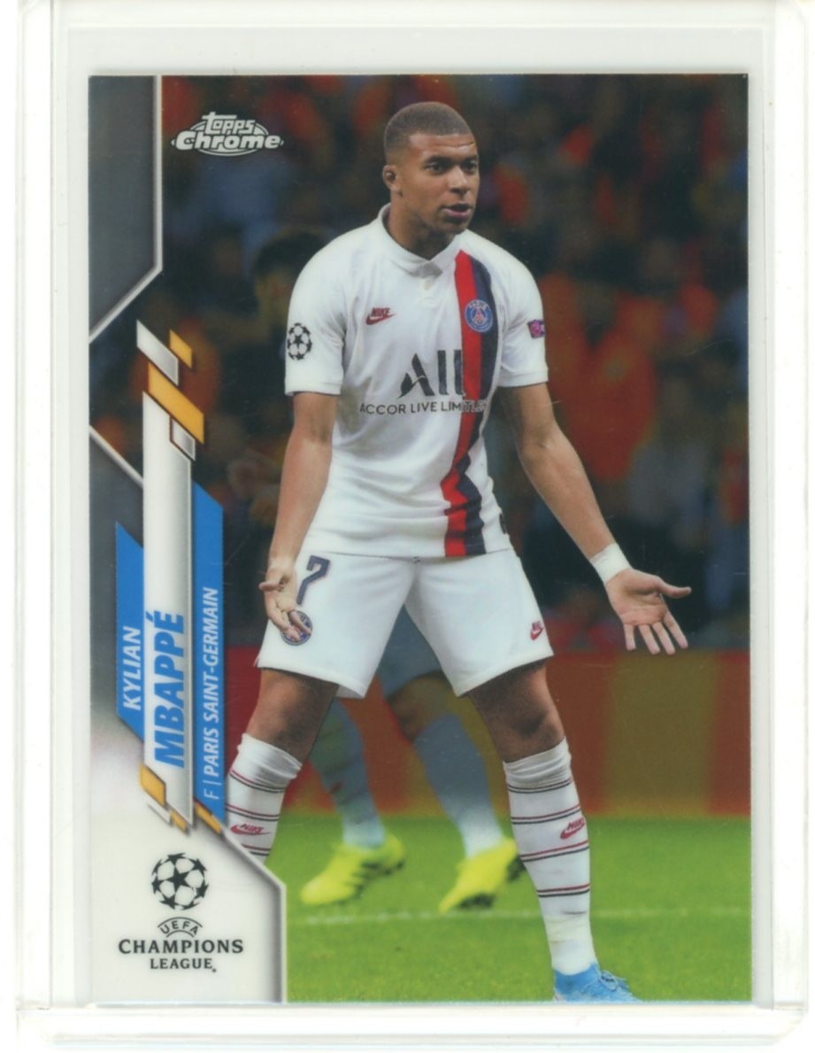 2019-20 TOPPS CHROME UEFA CHAMPIONS LEAGUE BASE KYLIAN MBAPPE #26