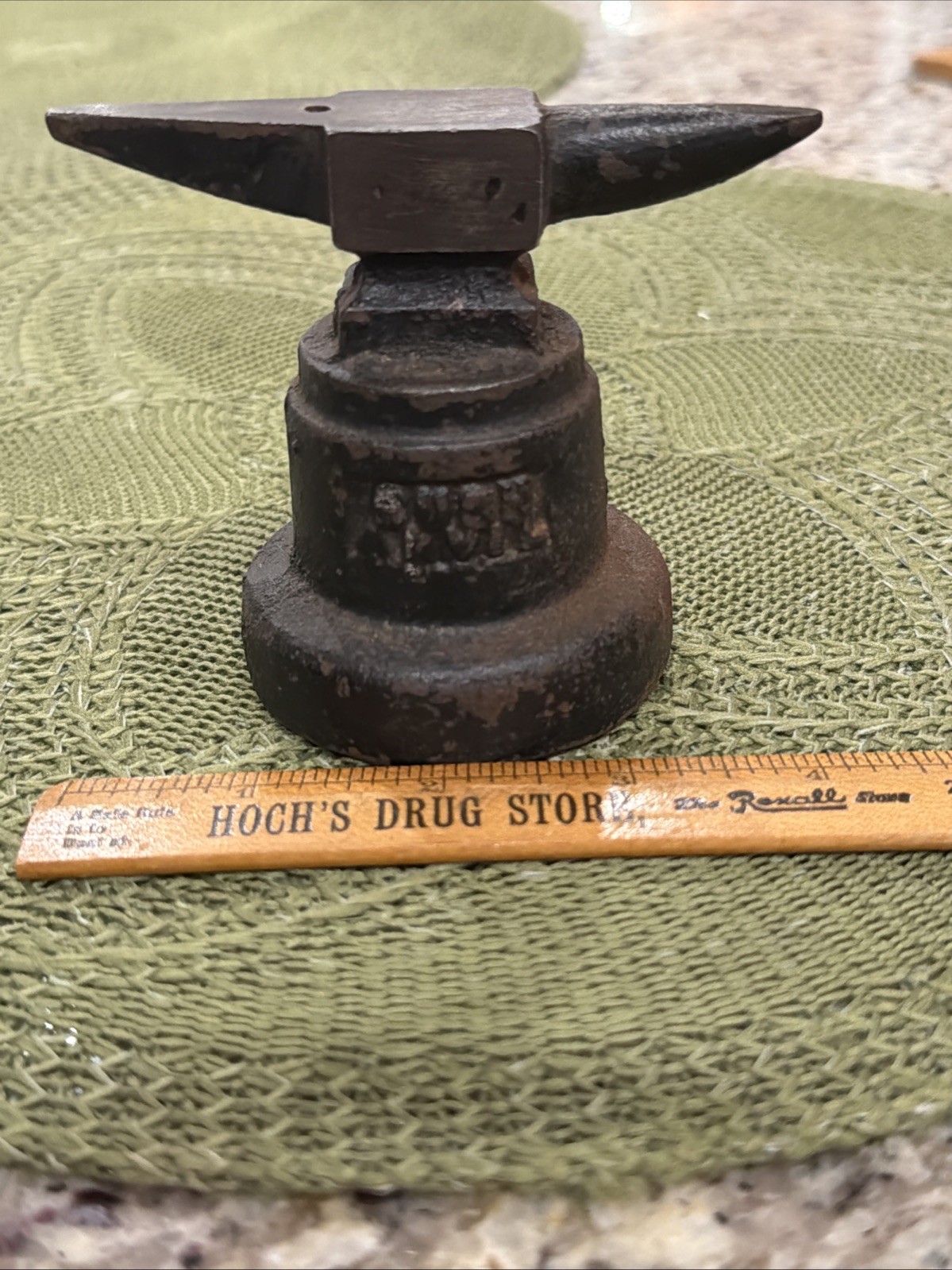 Very Old Tool BUSH Anvil Small Jeweler Cast Iron