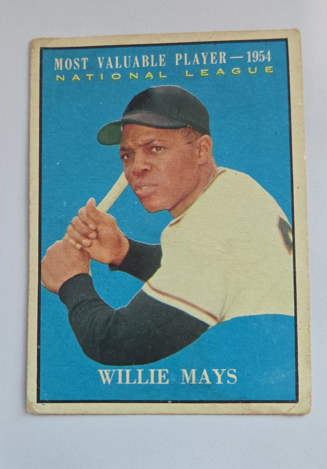1961 Topps - Most Valuable Players Willie Mays #482 VG Condition Low Grade 1961 Topps - Most Valuable Players Willie Mays #482 VG Condition Low Grade
