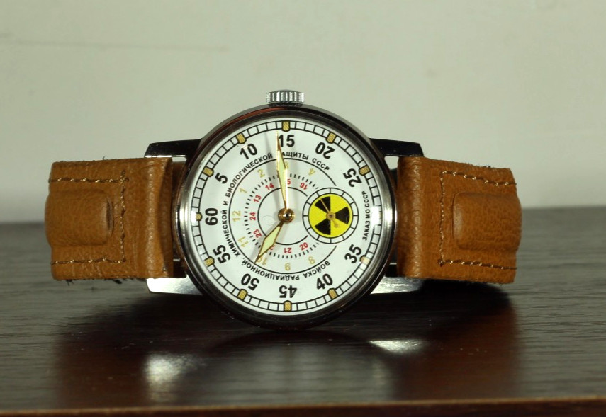 Watch USSR Radiation Pobeda Soviet Mens 33 mm Manual Vintage Mechanical Serviced