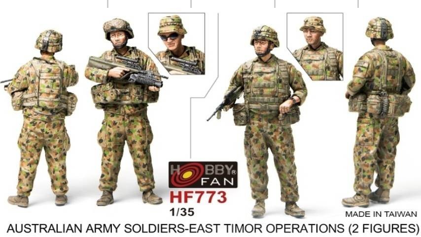 Hobby Fan 1/35 HF- 773 Australian Army Soldiers-East Timor Operations - 2 Figure