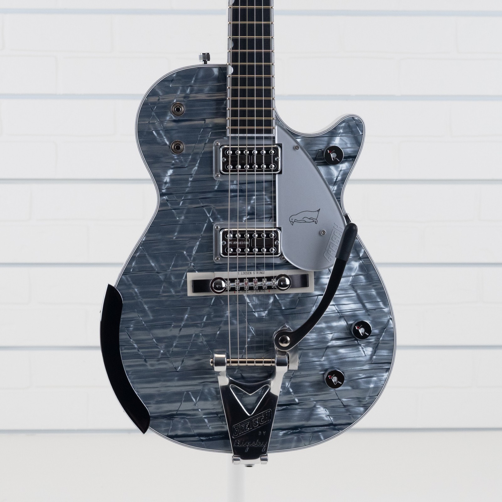 Gretsch G6134T-58 Penguin Limited Edition Electric Guitar, Light Blue Pearl