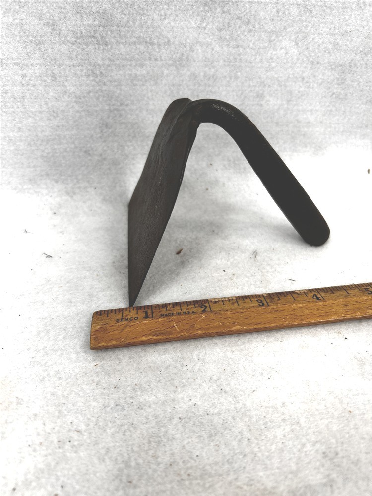 antique dough scraper for trencher bowl bread board forged iron original 1800