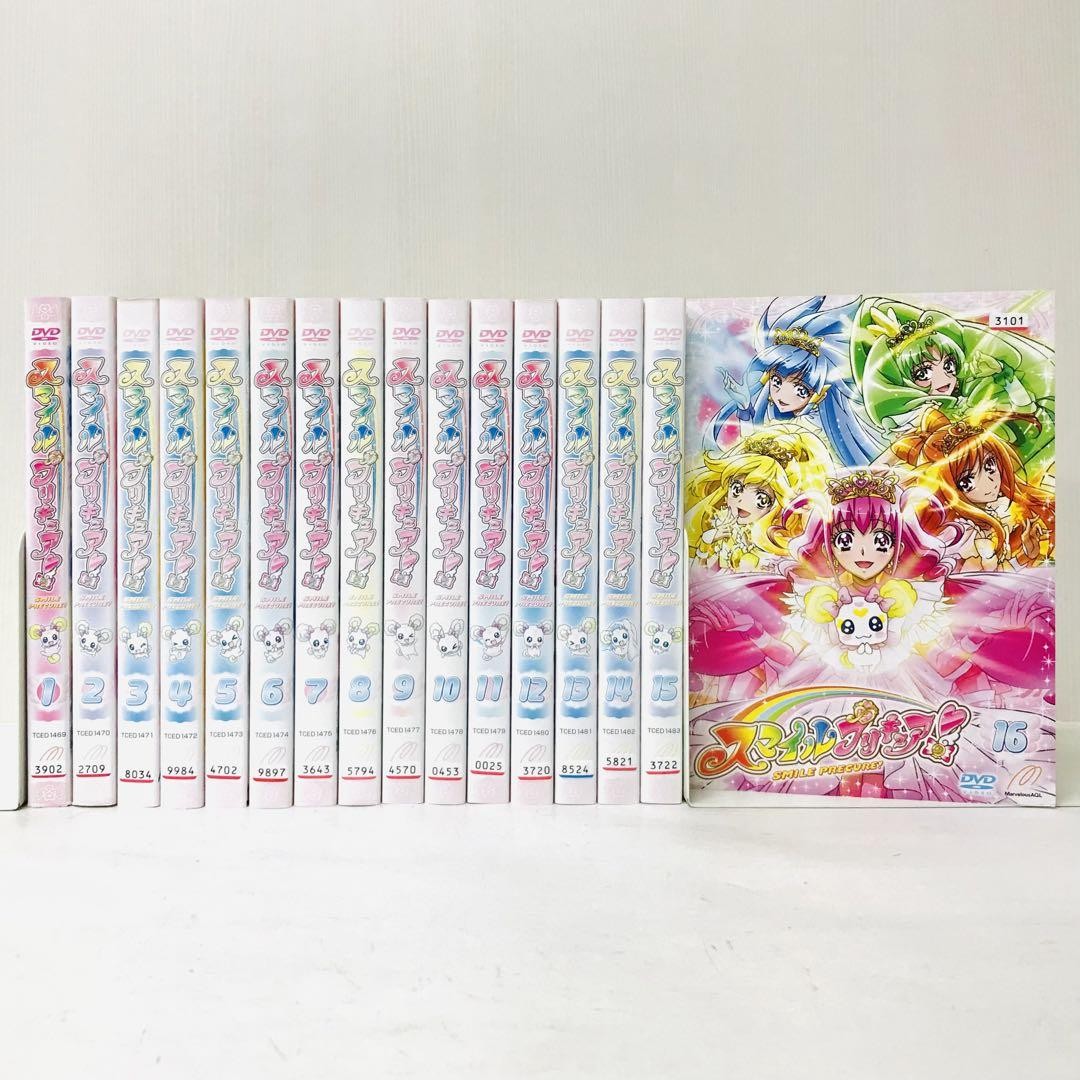 Smile Precure DVD All 16 Volumes  Complete Set