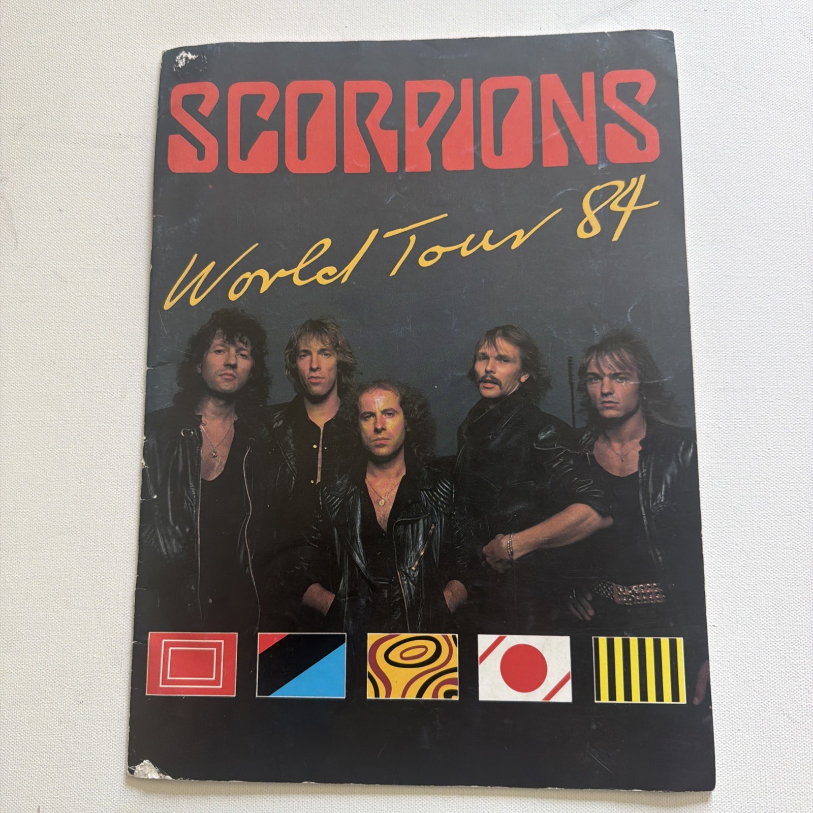 Scorpions - World Tour \'84 Concert Tour Program Booklet - Music Memorabilia Scorpions - World Tour \'84 Concert Tour Program Booklet - Music Memorabilia