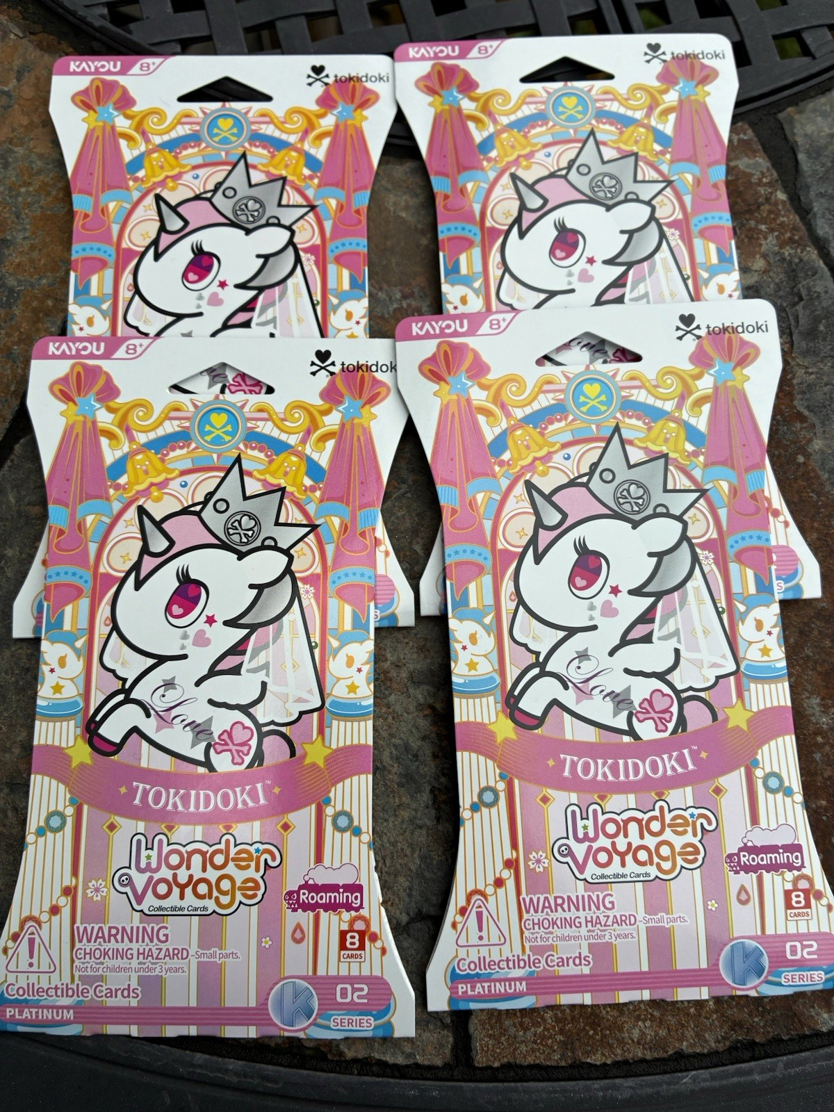 Lot of 4 tokidoki Unicorno Wonder Voyage Series 02 Collectible Card Set (8+ ) Lot of 4 tokidoki Unicorno Wonder Voyage Series 02 Collectible Card Set (8+ )