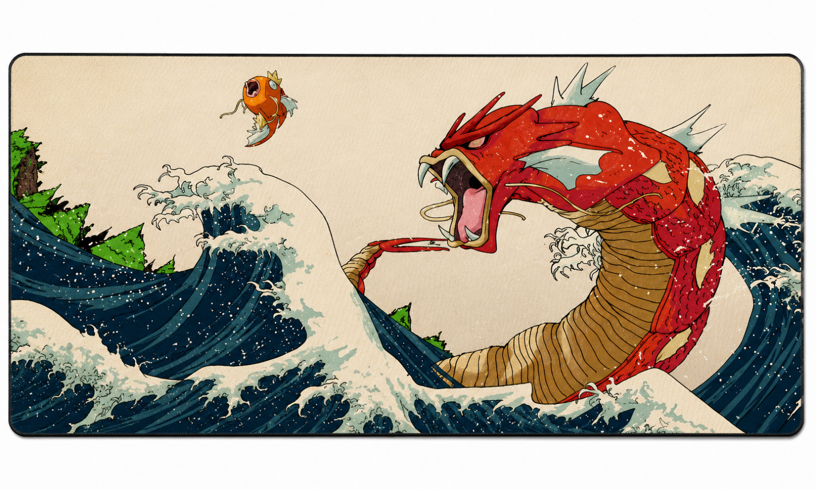 Gyarados Magikarp Pokemon Table Playmat TCG CCG Mat Gaming Play Pad Mousepad Gyarados Magikarp Pokemon Table Playmat TCG CCG Mat Gaming Play Pad Mousepad