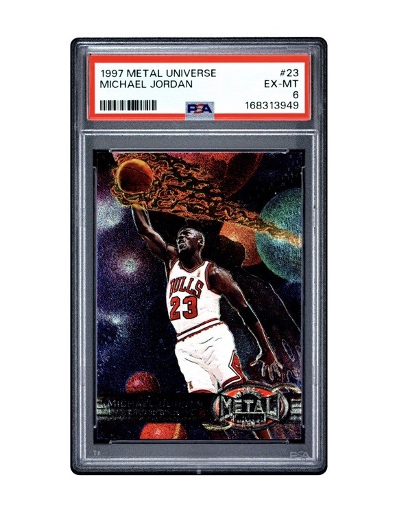 1997-98 Metal Universe - Michael Jordan #23 PSA 6 EX-MT Bulls