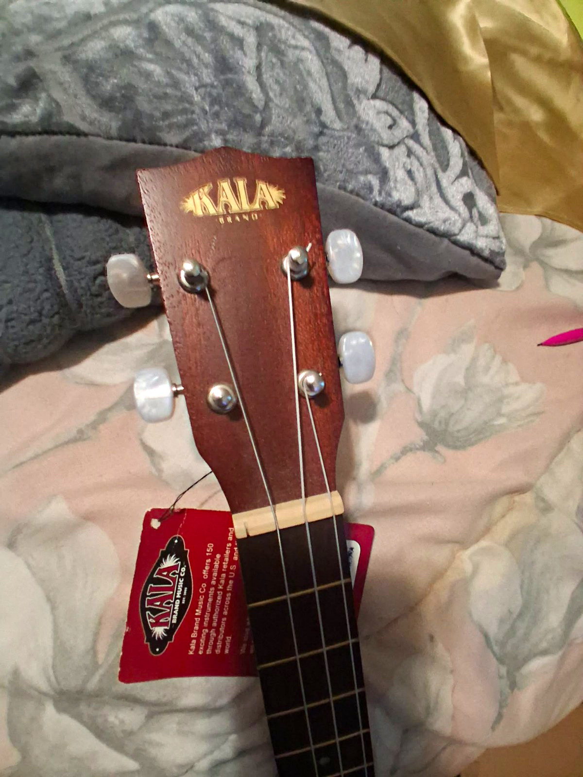 Kala KA15-B Baritone Ukulele 4-String Mahogany Satin Finish Brown