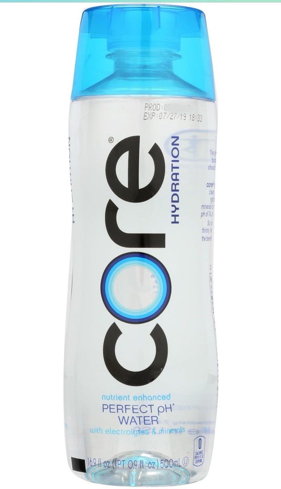 CORE Hydration Perfectly Balanced Drinking Water, 30.4 fl oz bottles, 6 Count