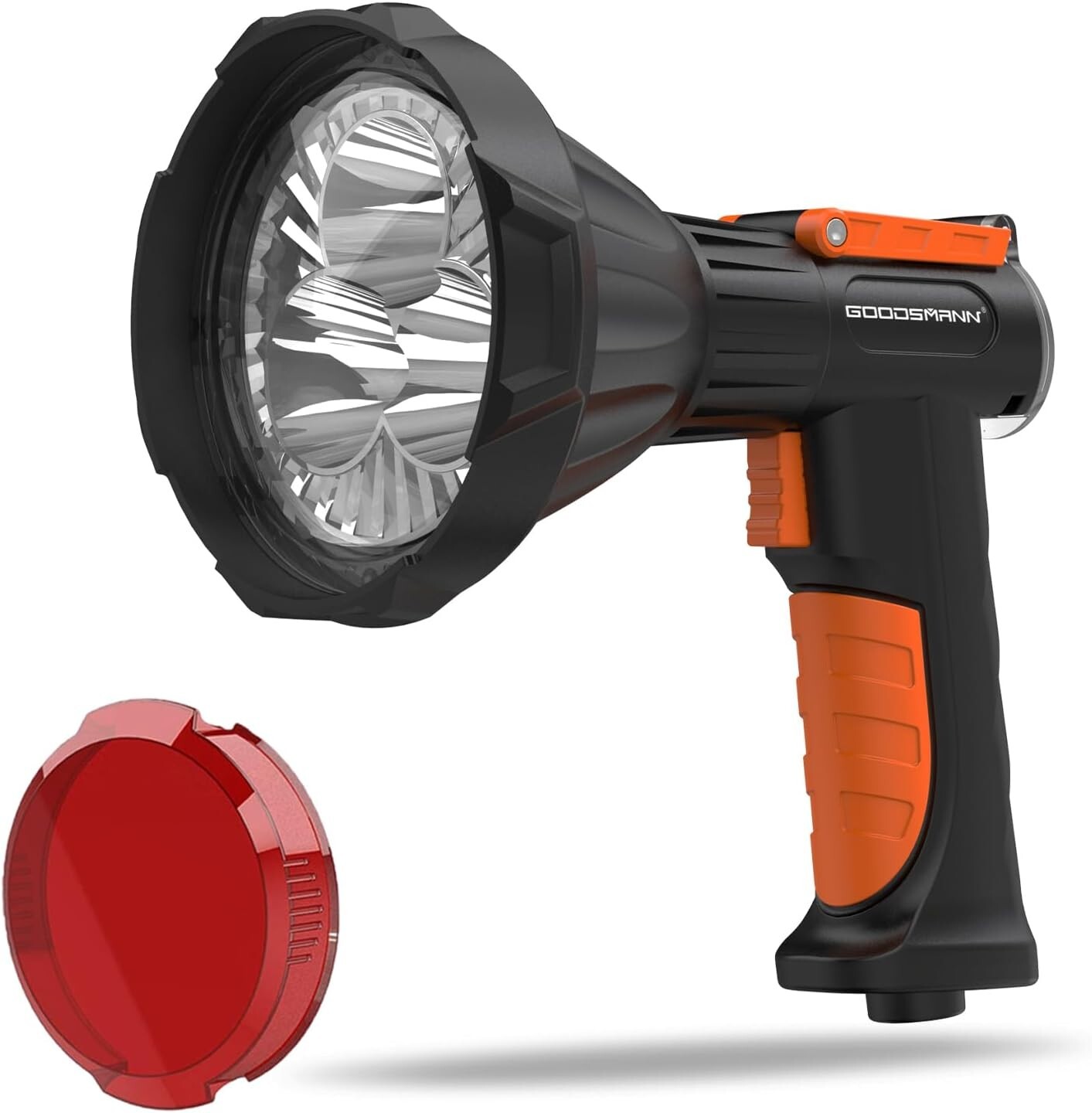 GOODSMANN Rechargeable Handheld Marine Spotlight LED Waterproof Flashlight