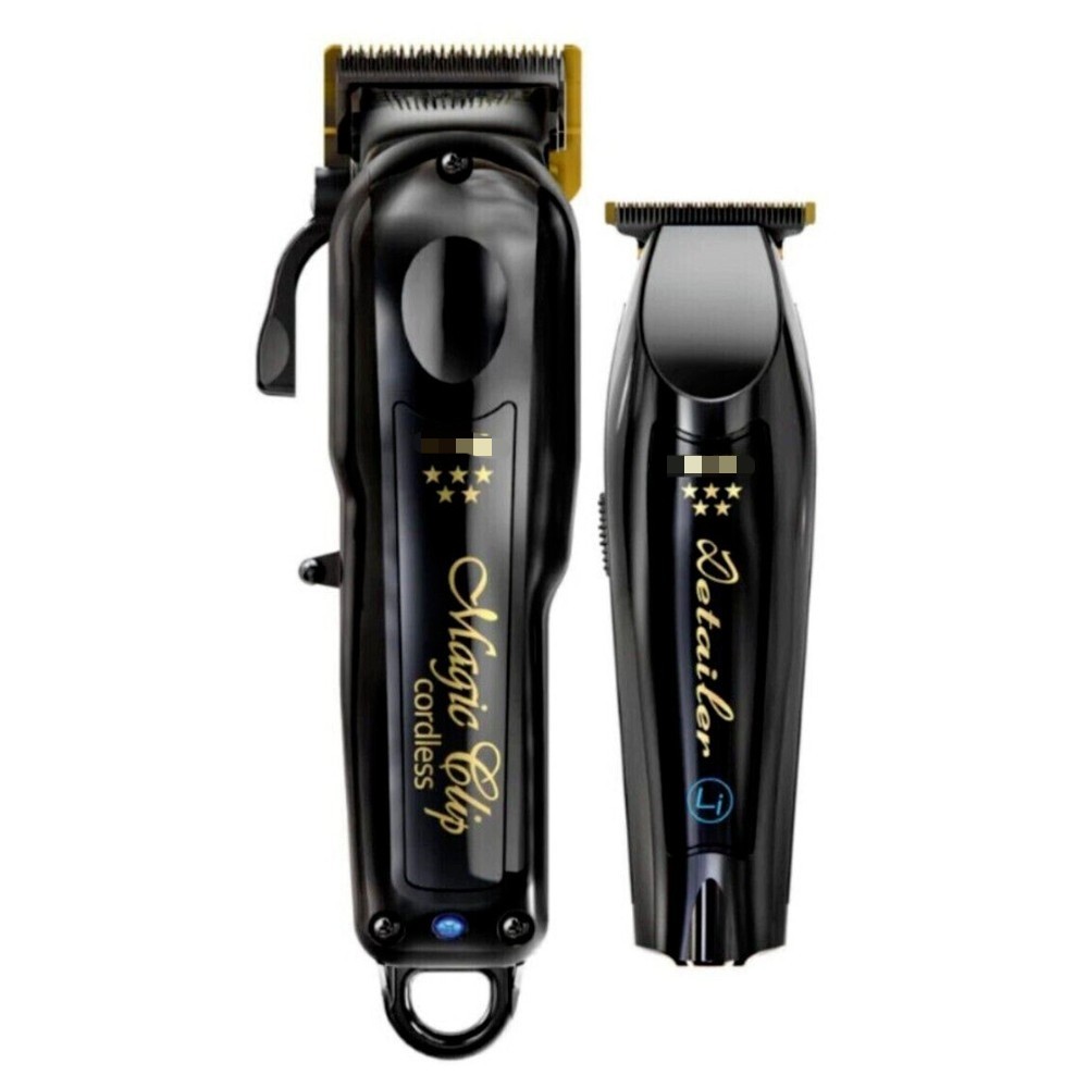 Wahl 5 Star Black Cordless Magic Clip Clipper & Detailer Trimmer Combo 3025397