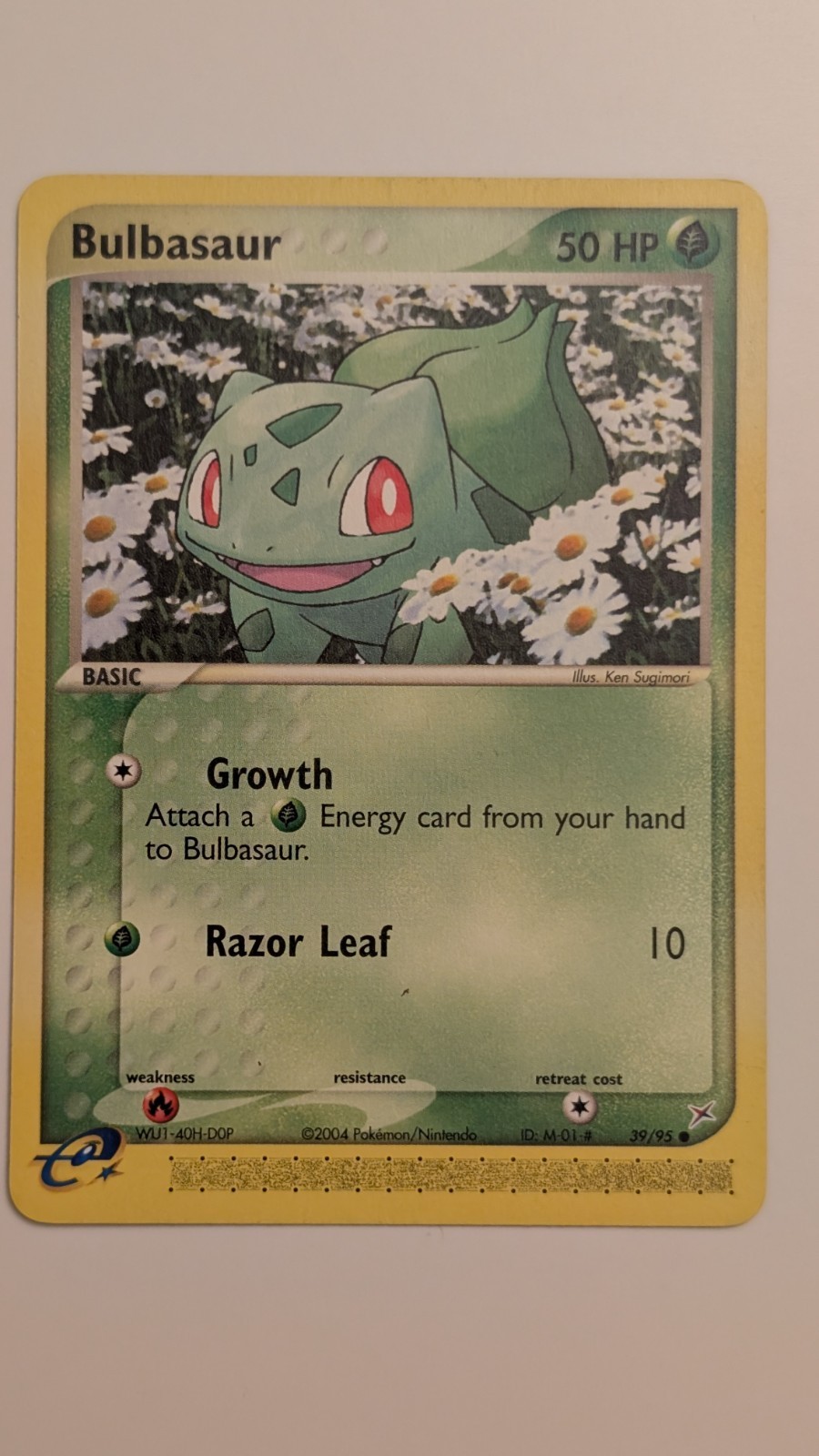 Pokemon Bulbasaur Team Magma vs Team Aqua Regular Card 39/95 NM/LP Condition