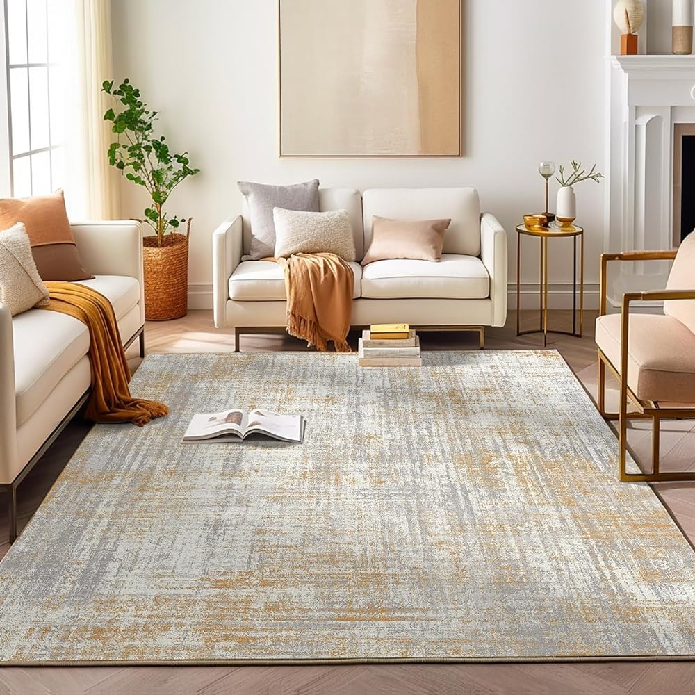 9x12 Area Rug Multi Print washable Large Rug Non-Slip Washable Rug Brown 9x12 Area Rug Multi Print washable Large Rug Non-Slip Washable Rug Brown