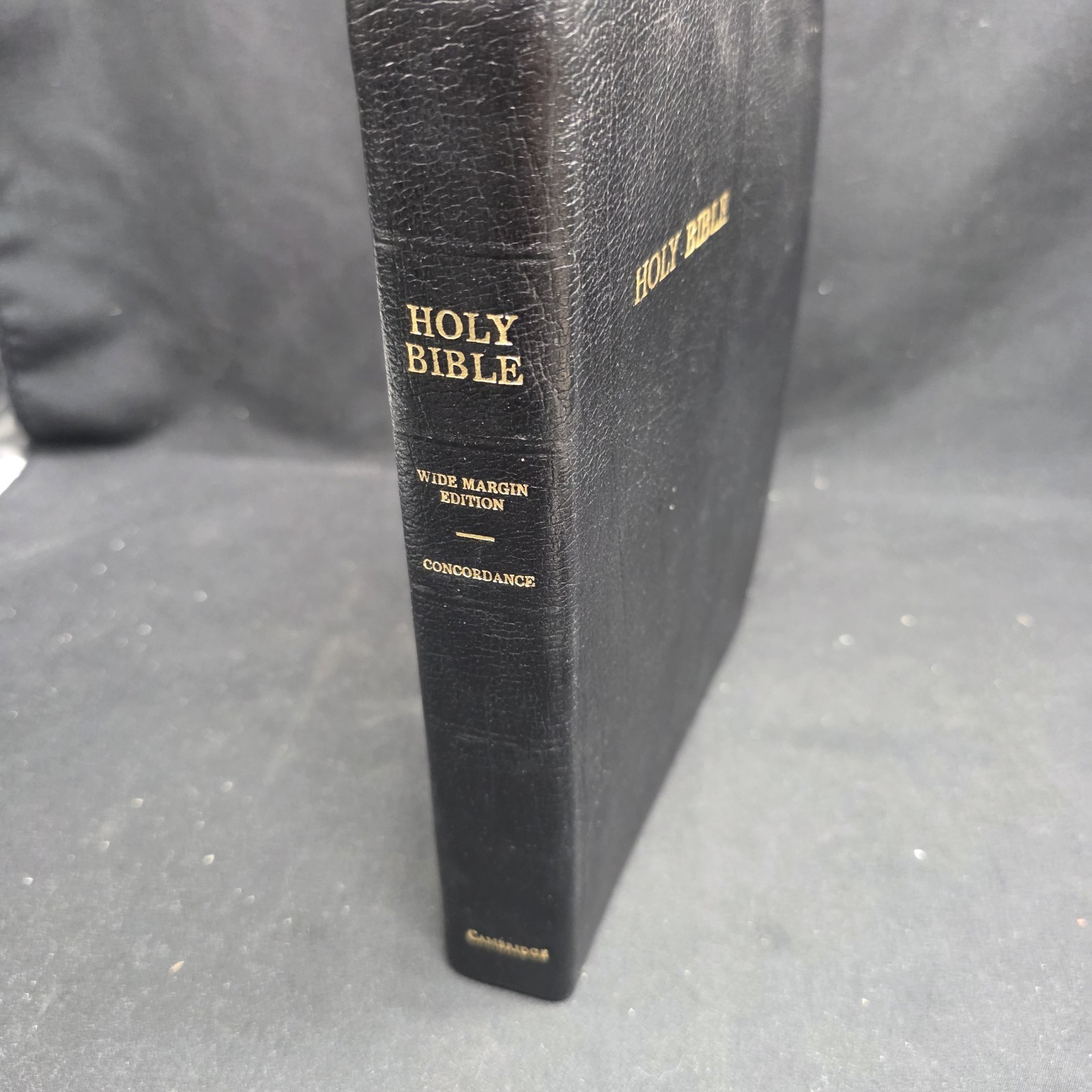 Cambridge KJV Holy Bible Wide Margin Edition Concordance Berkshire Leather