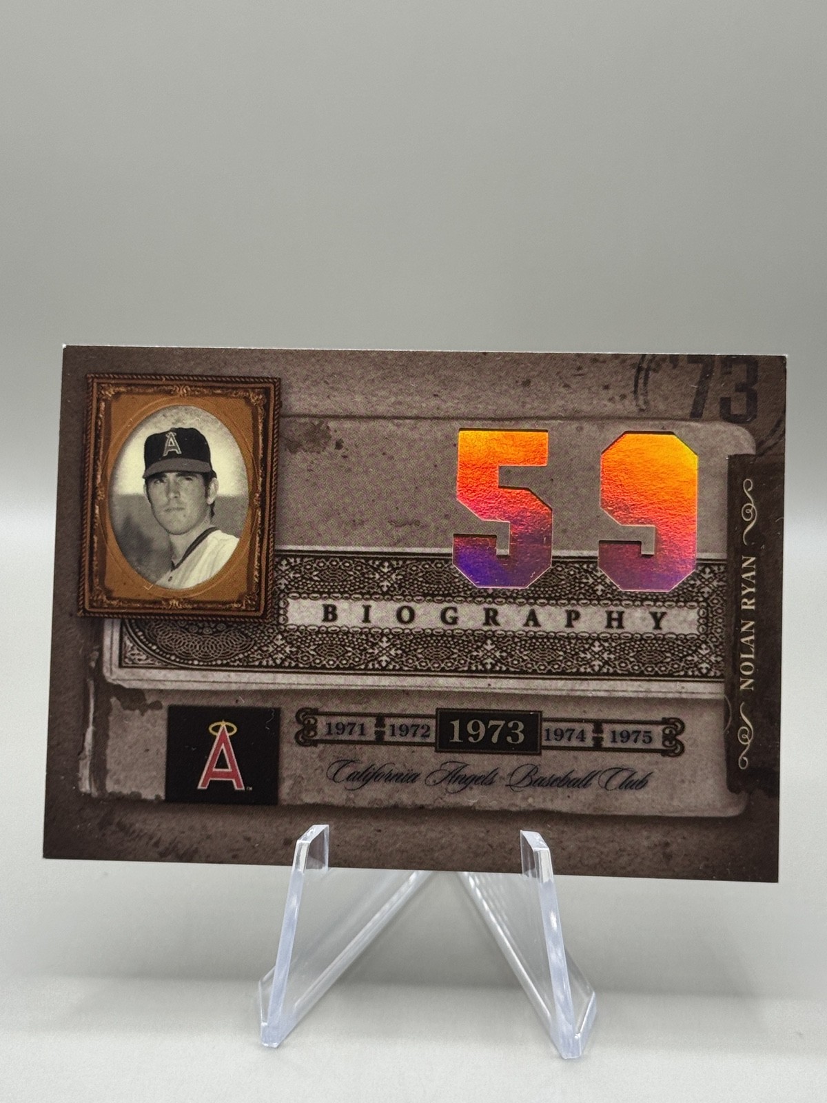 2005 Donruss Biography - Nolan Ryan Career Win Nolan Ryan #59 2005 Donruss Biography - Nolan Ryan Career Win Nolan Ryan #59