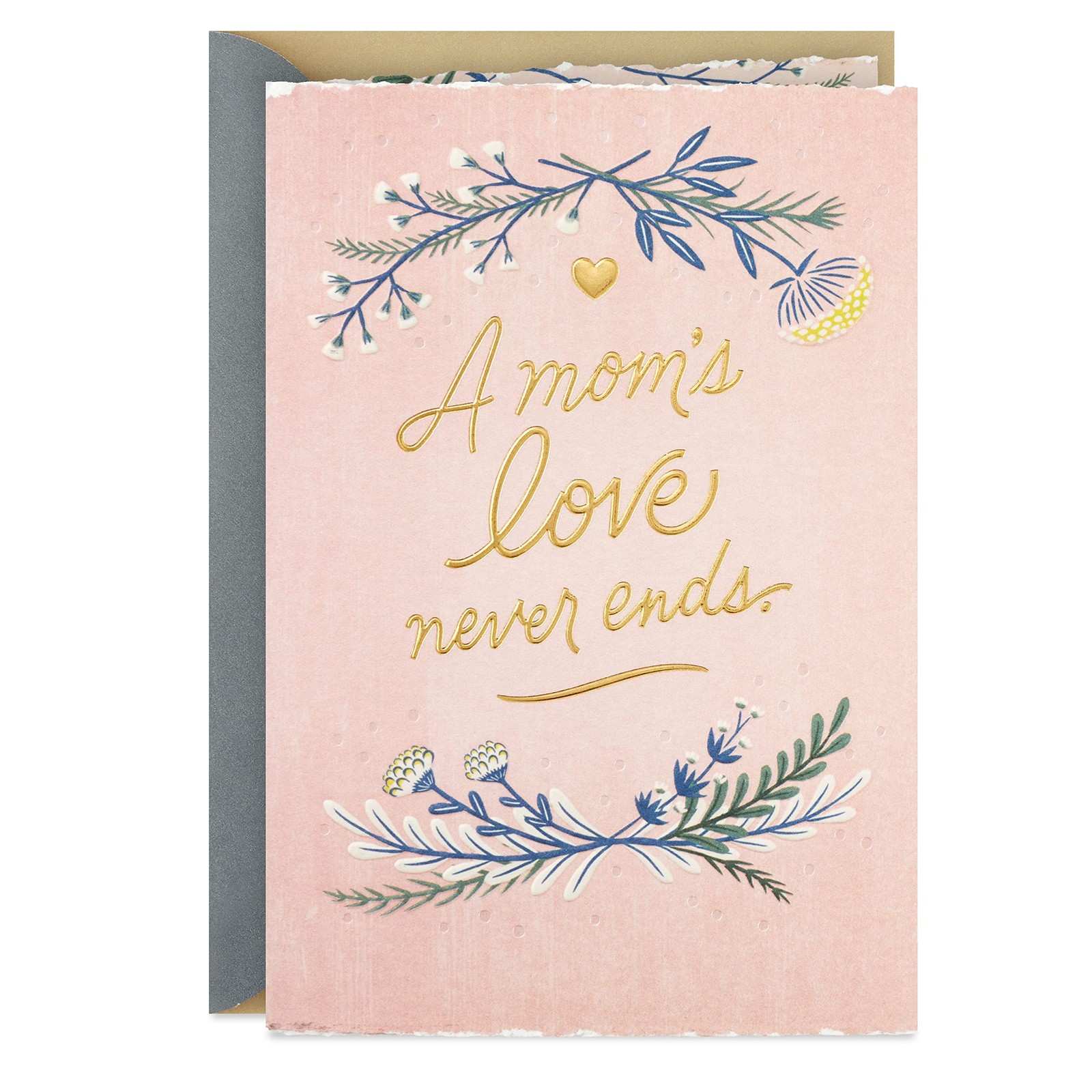 Hallmark Sympathy Card for Loss of 5 x 7.2 inches, A Mom\'s Love Never Ends Hallmark Sympathy Card for Loss of 5 x 7.2 inches, A Mom\'s Love Never Ends