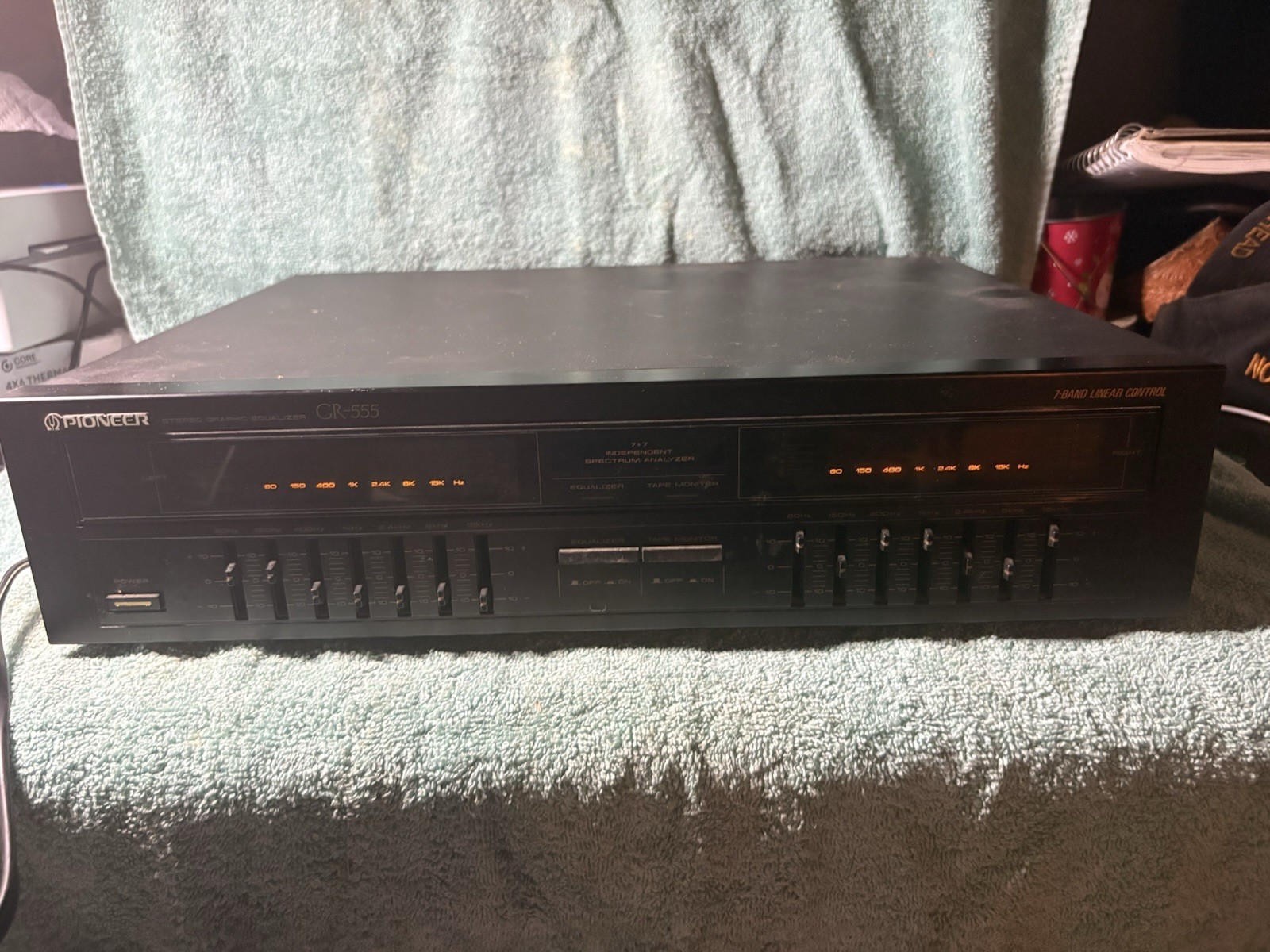 Vintage Pioneer Model GR-555 Stereo Graphic Equalizer