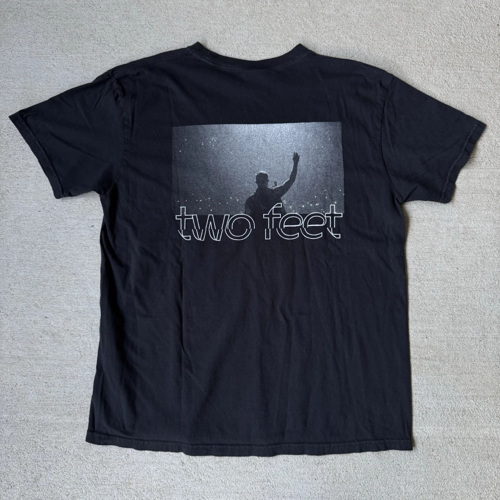 RARE Two Feet Black Cotton Shirt Full size S-5XL Unisex HL876
