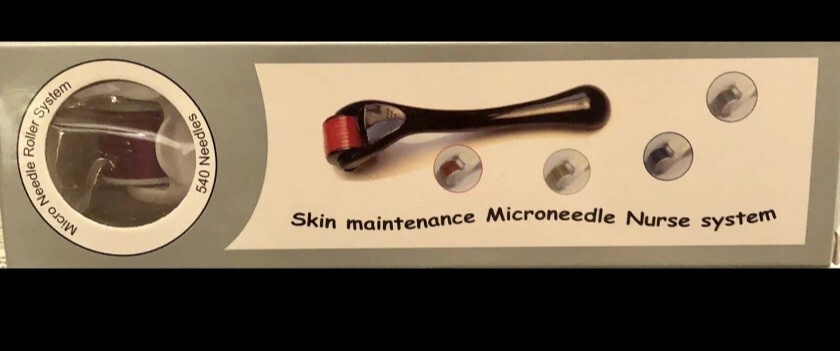 Face Derma Roller Lot Of 4 Skin Maintenance Microneedle Nurse System 0.25mm