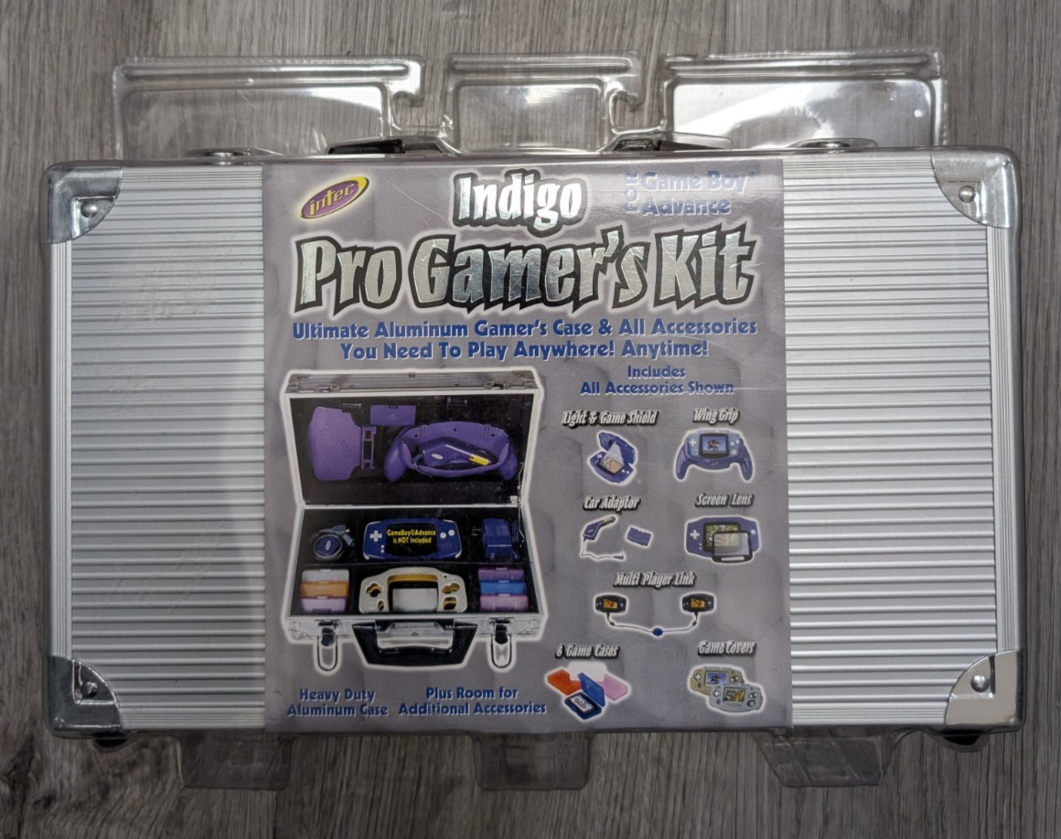 Intec Indigo Pro Gamer\'s Kit for Nintendo Game Boy Advance Brand New Intec Indigo Pro Gamer\'s Kit for Nintendo Game Boy Advance Brand New