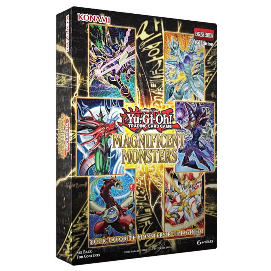 Yu-Gi-Oh Cards - MAGNIFICENT MONSTERS BOX [18 Foil Cards] - New Sealed