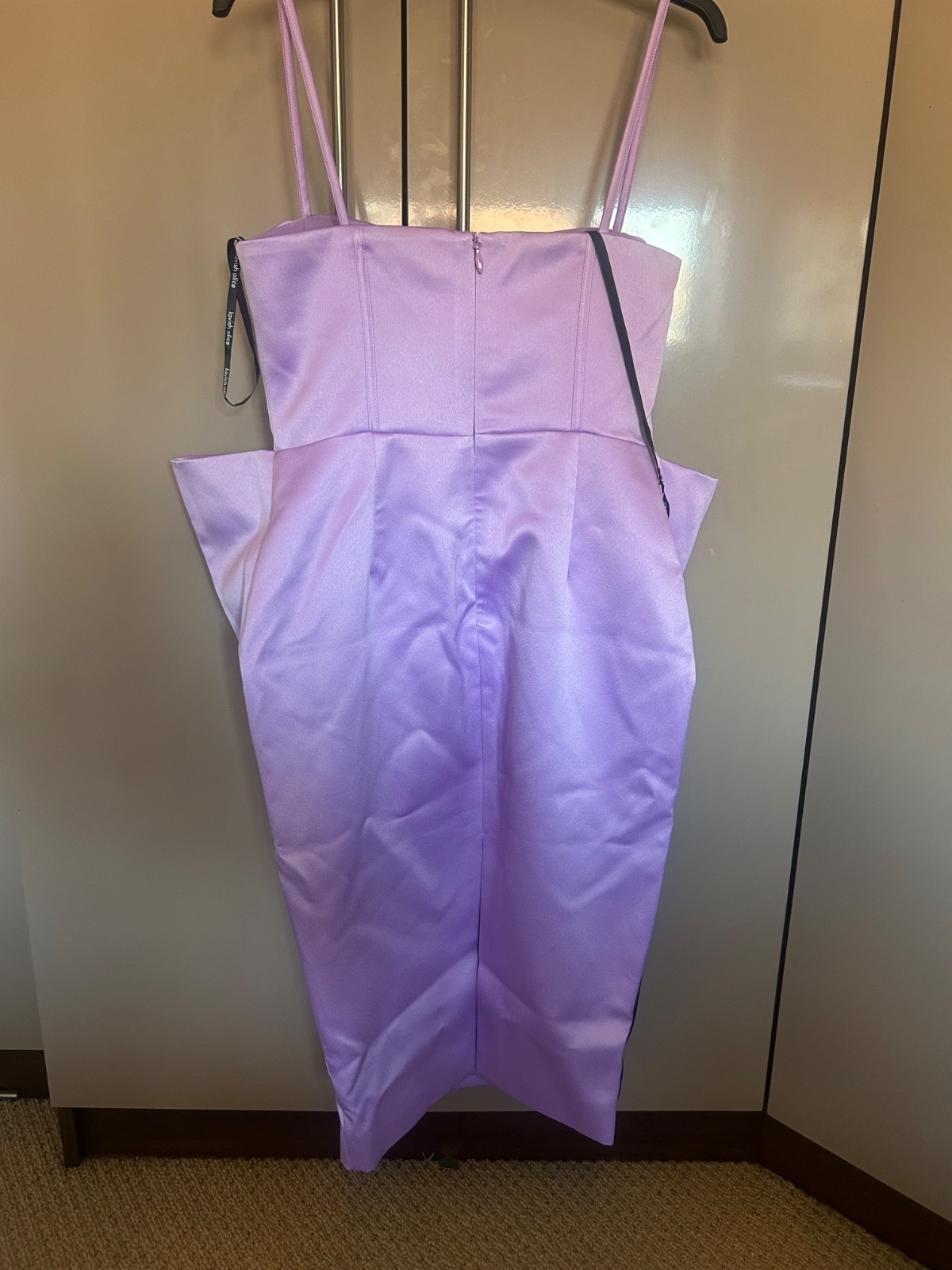 Lavish Alice extreme bow detail midi dress
