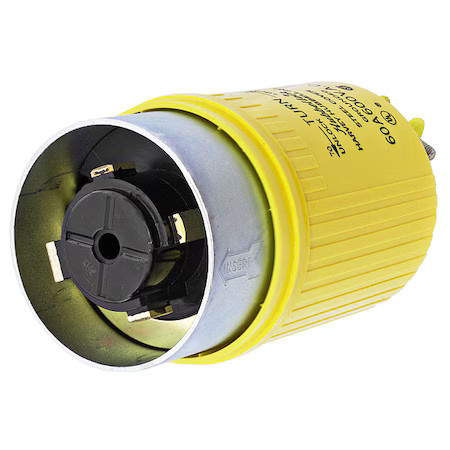 Hubbell Wiring Device-Kellems Hbl26419 Locking Plug, Non-Nema, 60 A, 600V Ac, Hubbell Wiring Device-Kellems Hbl26419 Locking Plug, Non-Nema, 60 A, 600V Ac,