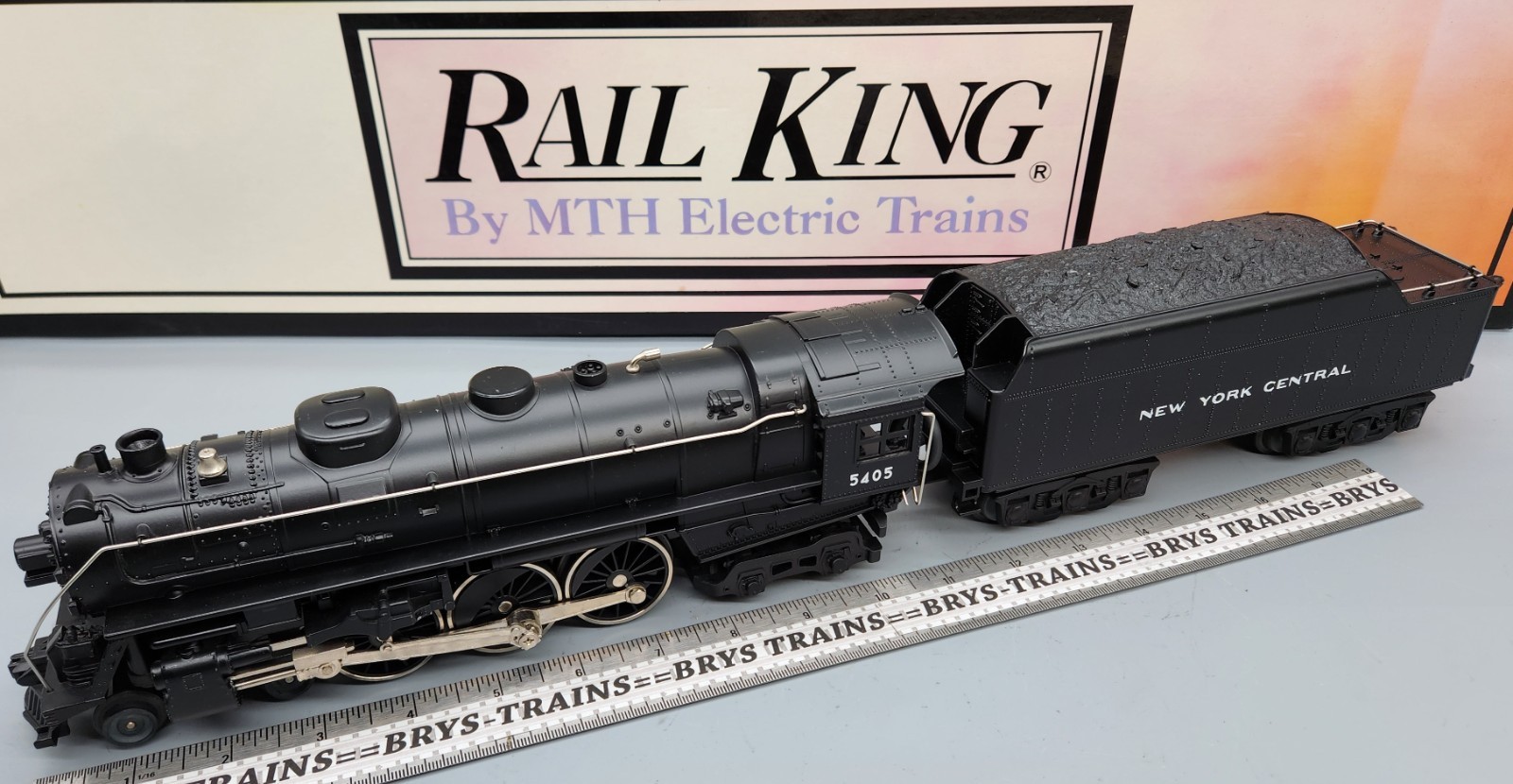 MTH Rail King 30-1025 New York Central 4-6-4 Hudson [QSI] PERFECT LN/OB [KP19]