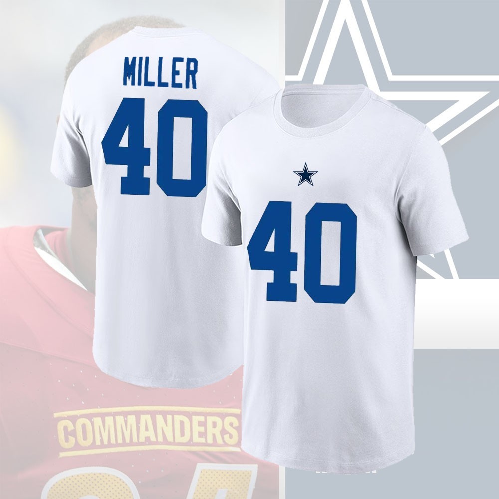 NEW Von Miller #40 Dallas Cowboy Name & Number Player Unisex Gifts For Fans
