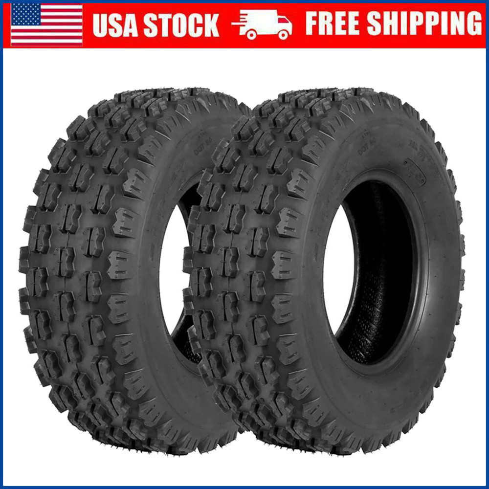 2PCS 22x7-10 4Ply ATV UTV Tires 22x7x10 All Terrain 22 7 10 Trail Sand Mud Tires