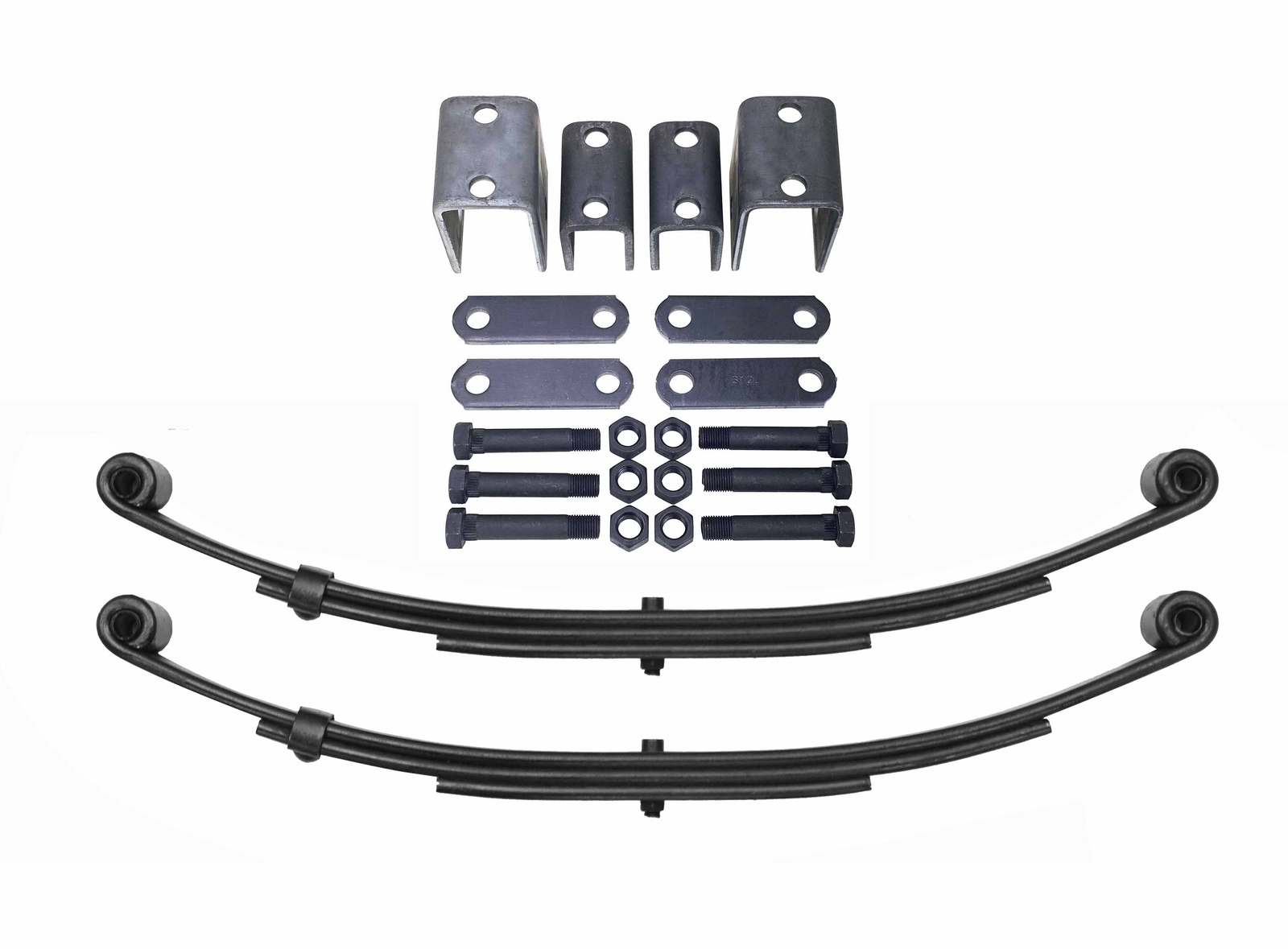 LIBRA 4000lbs 4K Single Trailer Axle Suspension Kit 2000lbs Leaf Spring & Hanger LIBRA 4000lbs 4K Single Trailer Axle Suspension Kit 2000lbs Leaf Spring & Hanger