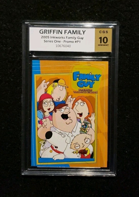 *GRIFFIN FAMILY* 2005 Inkworks FAMILY GUY Series One Promo #P1 *CGS 10*