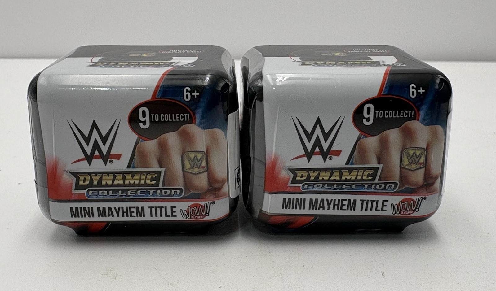 Lot Of 2 Wwe Mini Mayhem Title Dynamic Ring Belt Collection WWE Sealed