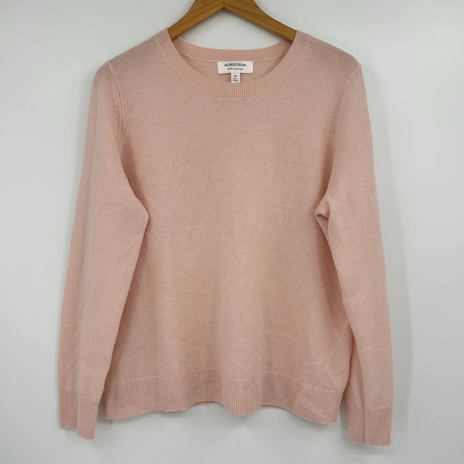 Nordstrom Quiet Luxury Cashmere Sweater Womens XL Parisian Capsule Old Money