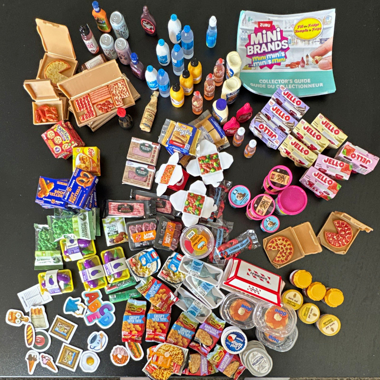 ZURU Mini Brands Mini Minis Miniature Grocery Food Lot w/ Collector Guide